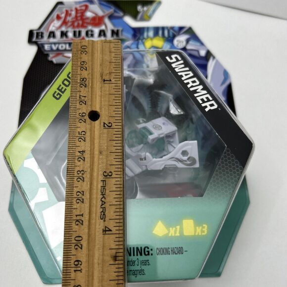 Bakugan Evolutions Geogan SWARMER , Collectible Action Figure with Trading Cards - Picture 10 of 10